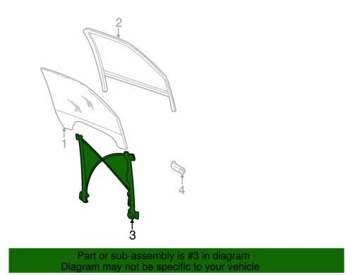 Regulador de ventana de puerta lateral del conductor genuino GM 1999-2014 Chevrolet GMC 20945139 Foto 4 de 4