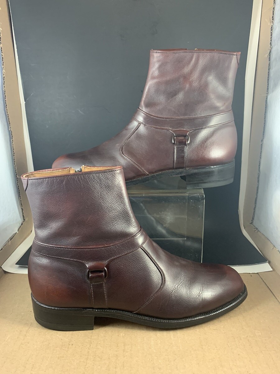 ET Breather Wright Arch Preserver Shoes Calf Zip Boots Mens