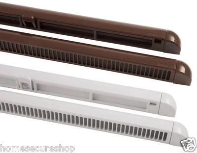 SIMON Ventilaciones de ranura de goteo X10 300 mm o 400 mm ventilación nocturna. Ventanas UPVC y de madera