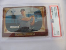 1955 BOWMAN #202 MICKEY MANTLE PSA 2