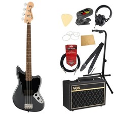 Basso elettrico Squier Affinity Series Jaguar Bass H CFM con lificatore VOX 1...