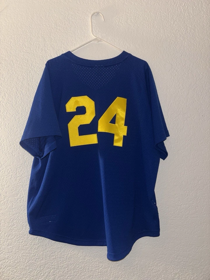 Camiseta deportiva para hombre Ken Griffey Jr. Seattle Mariners azul Mitchell & Ness XXL Foto 4 de 4