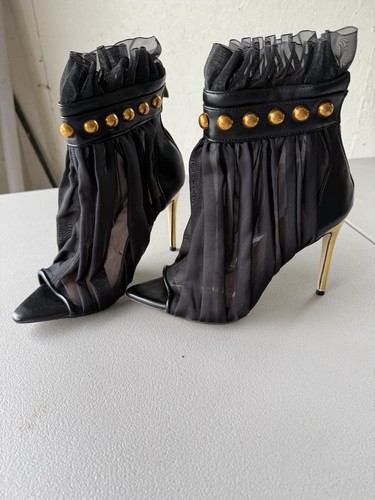 Brand new Designer Kimlud Ankle Boots Stilletto Shoes Size Women’s 9 Black