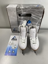 Jackson Ultima Classic 200 Girl's Artiste Figure Skates in White Size 12Y US