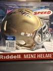 Kyle Hamilton Autographed Notre Dame Speed Mini Helmet *TOP-Beckett W Hologram — photo 2