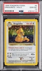 1999 POKEMON FOSSIL #4 DRAGONITE-HOLO PSA 10