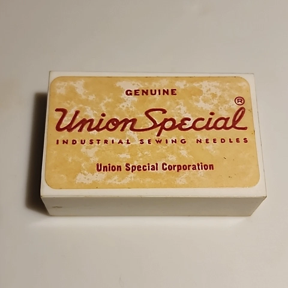 Agulhas de costura especiais vintage Union 108GHS - 110/040 98 peças - Imagem 2 de 4