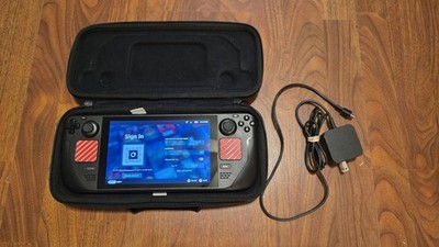 Valve Steam Deck 2tb upgraded LCD Handheld Gaming Console with Case Black