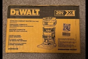DEWALT  DCW600B 20V MAX XR Cordless Compact Router - Tool Only