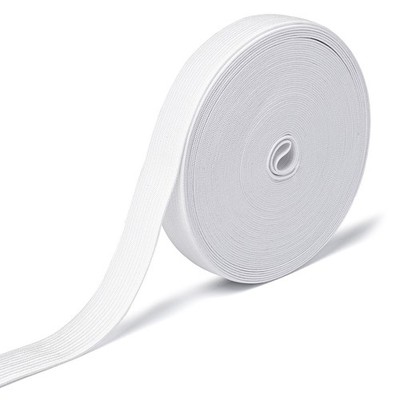 Elastic Band for Sewing, 3/4 Inch x 12 Yard High * 12 Yard, White