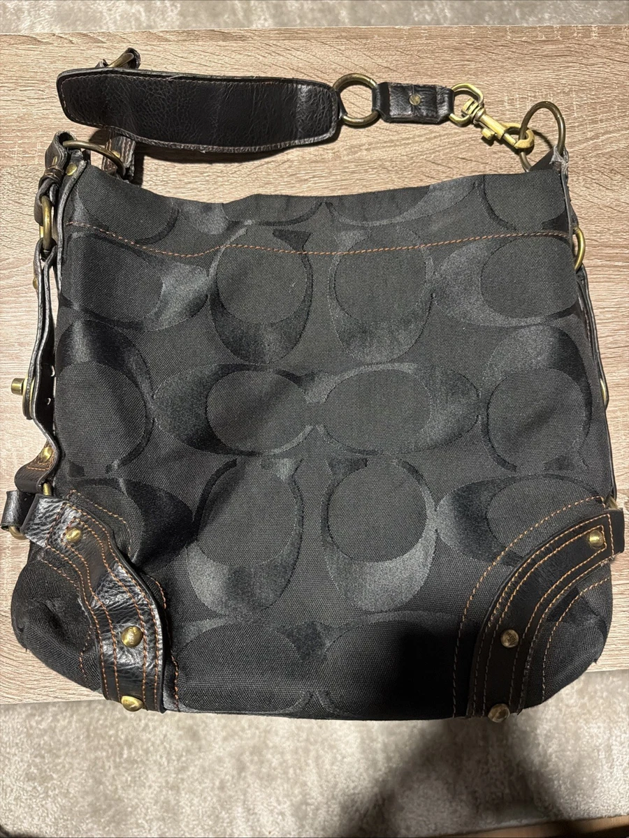 Coach Carly Canvas Exterior Shoulder Bag Bags & Handbags for Women