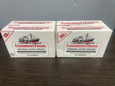 6-PACK Fisherman's Friend Original Menthol, 38 Lozenges Each, EXP. 8/25
