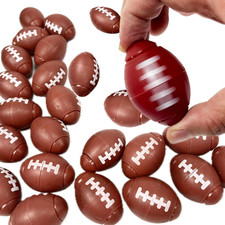 Football Fidget Spinners - 36 Piece Brown Color Kids 2" Party Favor Toys - Bulk