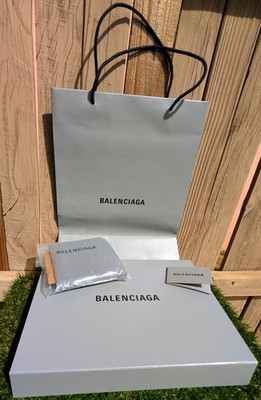 NEW Balenciaga (empty) Box ~13.25''x9.5''x2''~ +XL Dust Bag, Ppr Shop Bag & COA