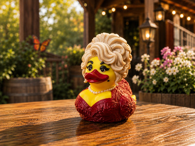 Dolly Parton Duck 3D Printed Country Music Dashboard Buddy Collectible Gift