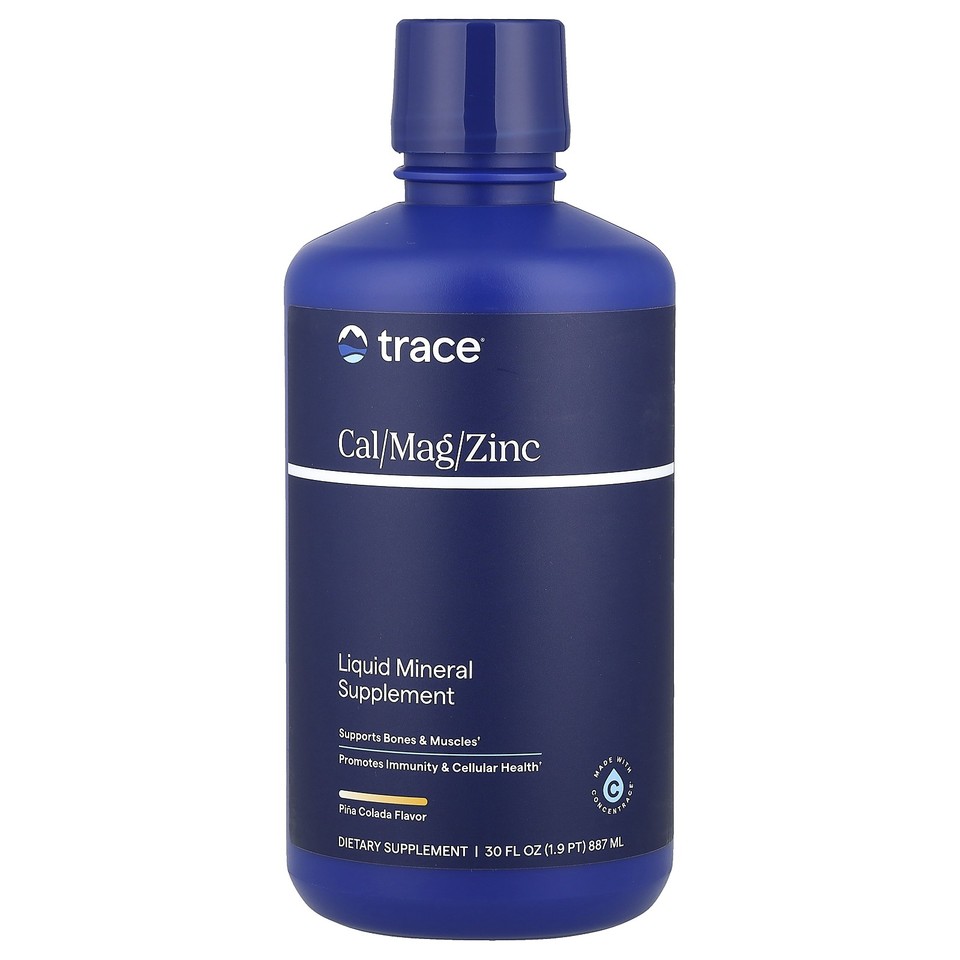 Liquid Cal/Mag/Zinc, Piña Colada, 30 fl oz (887 ml)
