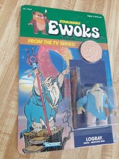 Star Wars Vintage Ewoks Cartoon Kenner 1985 MOC UNPUNCHED Logray Immaculate