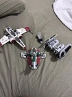 Lego Star Wars Used Set Lot Featuring A Tie Bomber Arc 170 And Bobas Star Ship!!