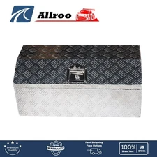 30" Aluminum Truck Tongue Lock Storage Tool Box for Pickup Trailer RV Underbed