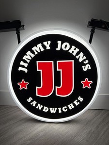 Jimmy John’s ライトアップ看板　ストアディスプレイ　サイン Jimmy Johns Signs | eBay