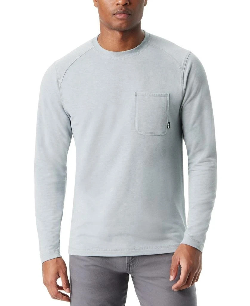 BASS OUTDOOR Quarry Gray Utility Shirt Regular Fit Crewneck Lightweight M