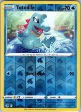 Totodile 055/264 Reverse Holo Common SWSH08: Fusion Strike NM