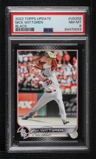 2022 Topps Update Black 17/71 Nick Wittgren #US202 PSA 8 06bg