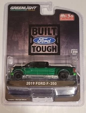Greenlight 2019 Green & Black Ford F-350 Built Ford Tough Green Machine 1/64