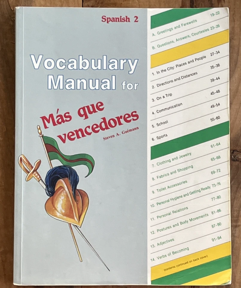 Lot of 5 SPANISH A Beka Book 2A, 2B, TE & Stu Vocab Manual, Teacher's Guide - Image 2 of 4