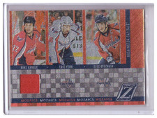 Mike Knuble, Eric Fehr & Alex Ovechkin 2010-11 Zenith Mozaics Material Card #20