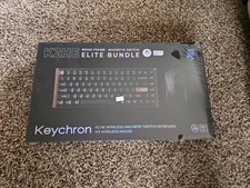 Keychron K2 HE Wood Frame Wireless Magnetic Switch Keyboard Mouse Elite Bundle