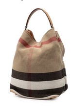 Burberry Medium Mega Check Hobo Bag Ashby wNE...
