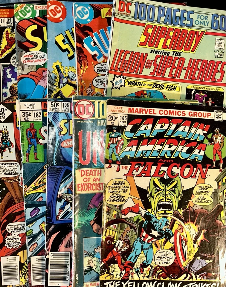 51 Silver/Bronze Age Comics Shazam-Aquaman-Superman-Xmen-THOR-DC-Marvel-Charlton - Image 2 of 4