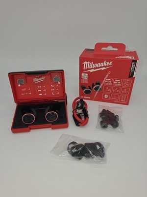 Milwaukee L4RLEPB-301 Tappi per le orecchie ricaricabili USB con Bluetooth