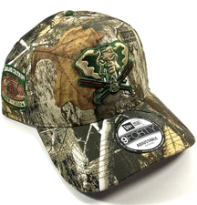 New Era Oakland A's Exclusive REAL TREE CAMO 9FORTY A-Frame Snapback Hat Cap