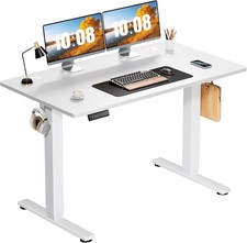 Electric Standing Desk Adjustable Height 48x24 Inch Sit Stand Up Home Office