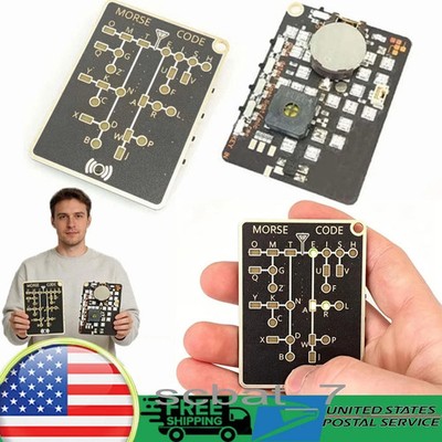 1~3PCS Mose Code Trainer Card Pro, Professional PCB Style with Interactive