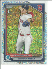 BRANDON NEELY 2025 BOWMAN CHROMEDRAFT SPARKLE REFRACTOR RC #D/200
