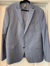 Ben Sherman Mens Blue  Blazer  Coat Jacket Si...