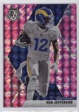2020 Panini Mosaic Rookies Pink Camo Mosaic Prizm Van Jefferson #224 1hn2