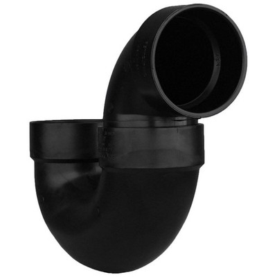GRAINGER APPROVED 02231 P-Trap with Solvent Weld Joint, 4 x 4 in 3GUR7