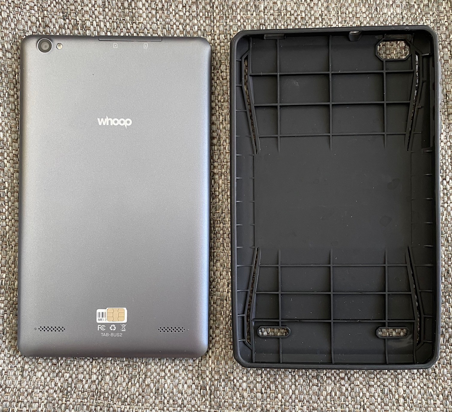 Bundle of 2 Android Tablets - Samsung Tab A 10.5 & Whoop Tab-8US2 - PARTS! READ!