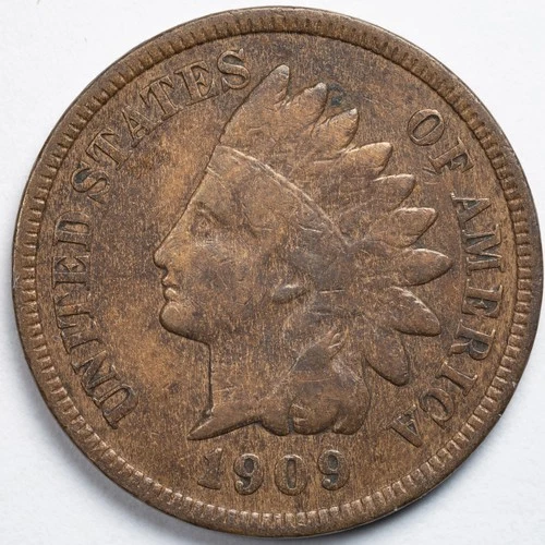 1909 Indian Head Penny CentVery Good (VG)