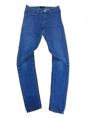 BDG Mid Rise Cigarette Ankle Jeans - Blau, Größe 27W 30L