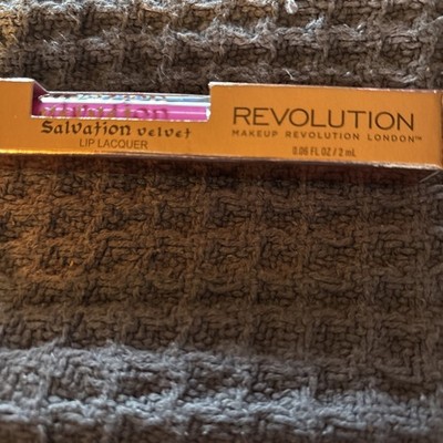 Makeup Revolution London Salvation Velvet Lip Lacquer Attract 0.08oz Matte New