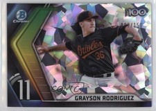 2022 Bowman Chrome Scouts Top 100 Atomic Refractor 8/150 Grayson Rodriguez uk2
