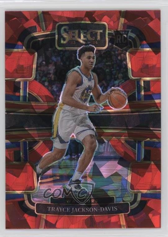 2023 Panini Select Concourse Red Cracked Ice Prizm Trayce Jackson-Davis #84 11es