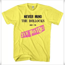 SEX PISTOLS 'Never Mind The Bollocks' Album, Heavy Cotton T-shirt, Size S-5XL