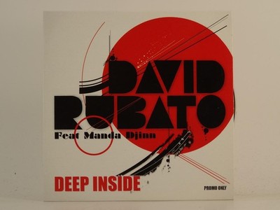 DAVID RUBATO FT MANDA DJINN DEEP INSIDE (H1) 7 Track Promo CD Single including C