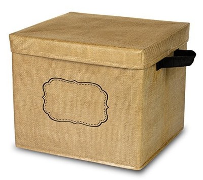 Teacher Created Resources Burlap Storage Box (tcr-20834) (tcr20834)